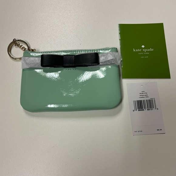 NWT Kate Spade Zuzu Chelsea Park Coastline Coin Purse w/ Chain